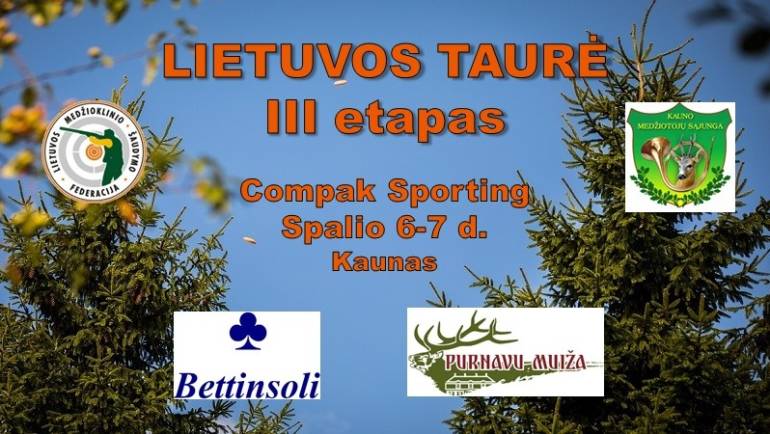 Lietuvos Taurės varžybų informacija