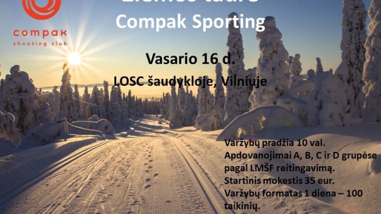 Prasidėjo registracija į Žiemos Taurės varžybas Vilniuje
