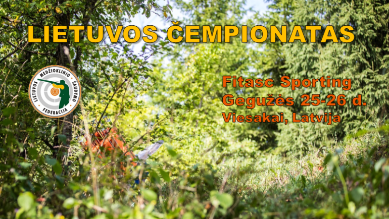Kviečiame šaulius aktyviau registruotis Į Lietuvos F.I.T.A.S.C. Sportingo čempionatą Viesakuose!