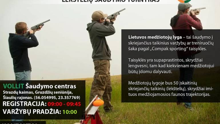 Medžiotojų lygos varžybos Šiauliuose