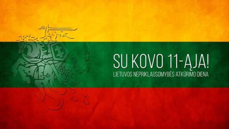 Lietuva, sveikiname su Nepriklausomybės diena