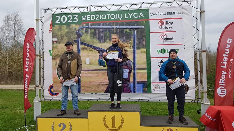 Medžiotojų lygos Marijampolėje nugalėtoja – Paulina Olekaitė