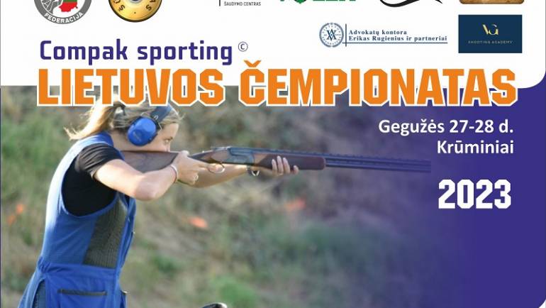 Kviečiame registruotis į Lietuvos Compak sportingo čempionatą