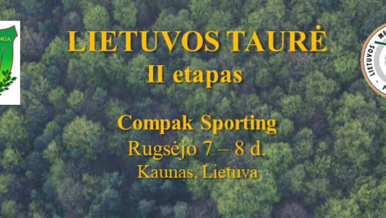 Atidaryta registracija į Lietuvos taurės antrojo etapo varžybas